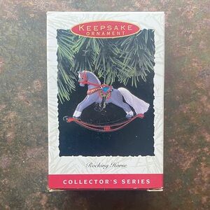 Hallmark Keepsake Ornament Collector's Series 1993 Rocking Horse. NIB VINTAGE